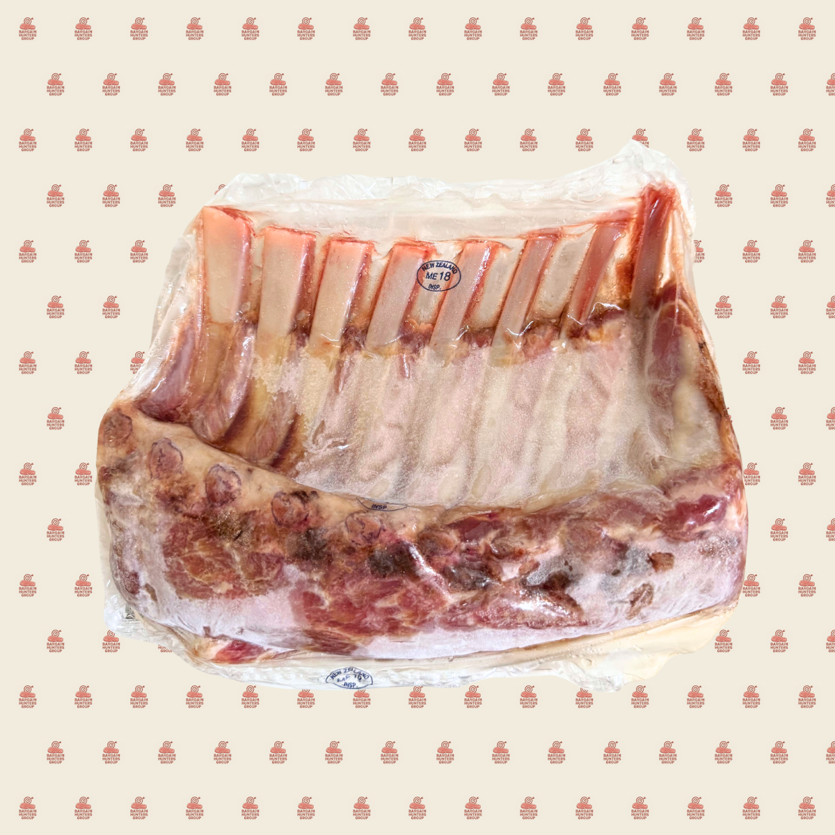 NZ Silere Lamb Rack Cap On/Cap Off 800G (Halal)