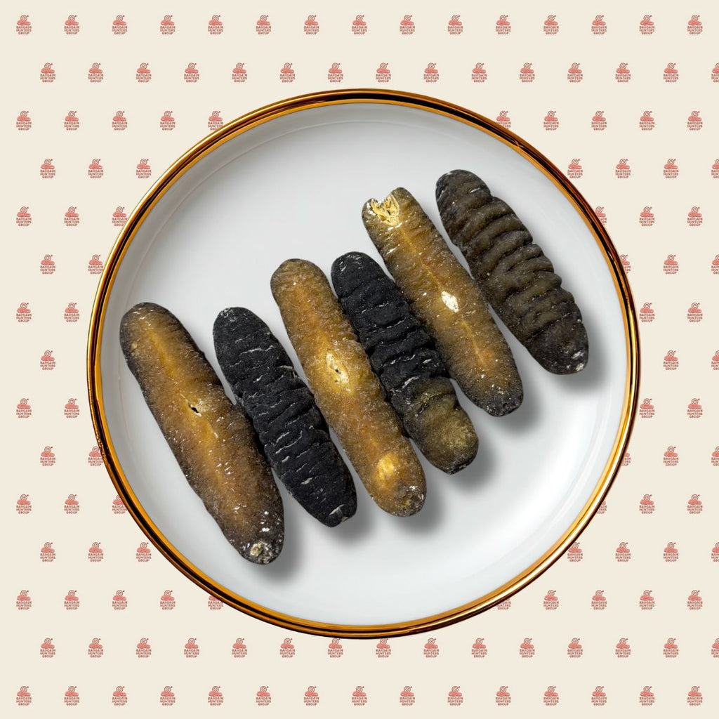 Premium Wild-Caught Dried Sea Cucumber 海参秃参 500G/1KG