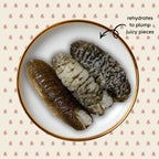 Premium Wild-Caught Dried Sea Cucumber 海参秃参 500G/1KG