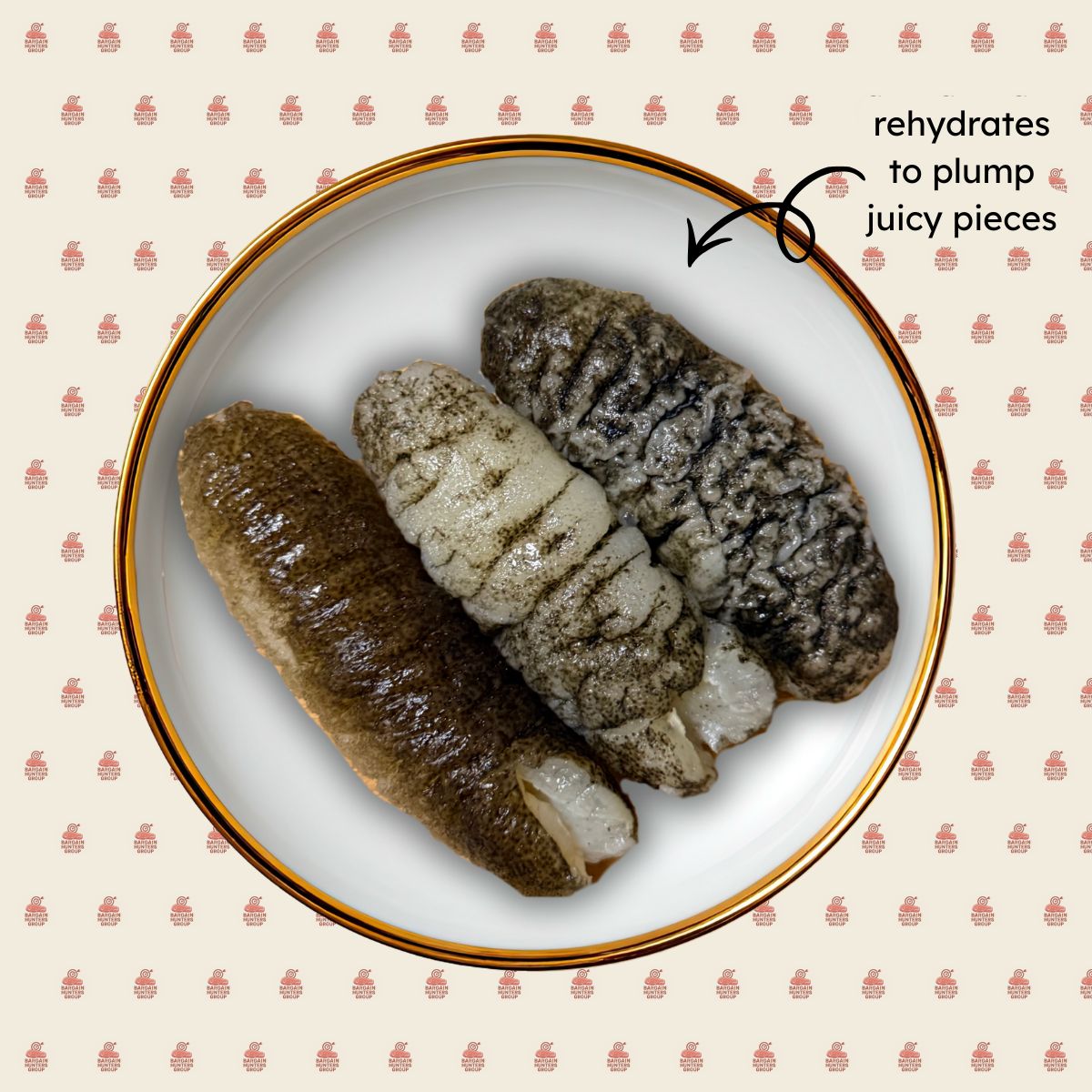 Premium Wild-Caught Dried Sea Cucumber 海参秃参 500G/1KG
