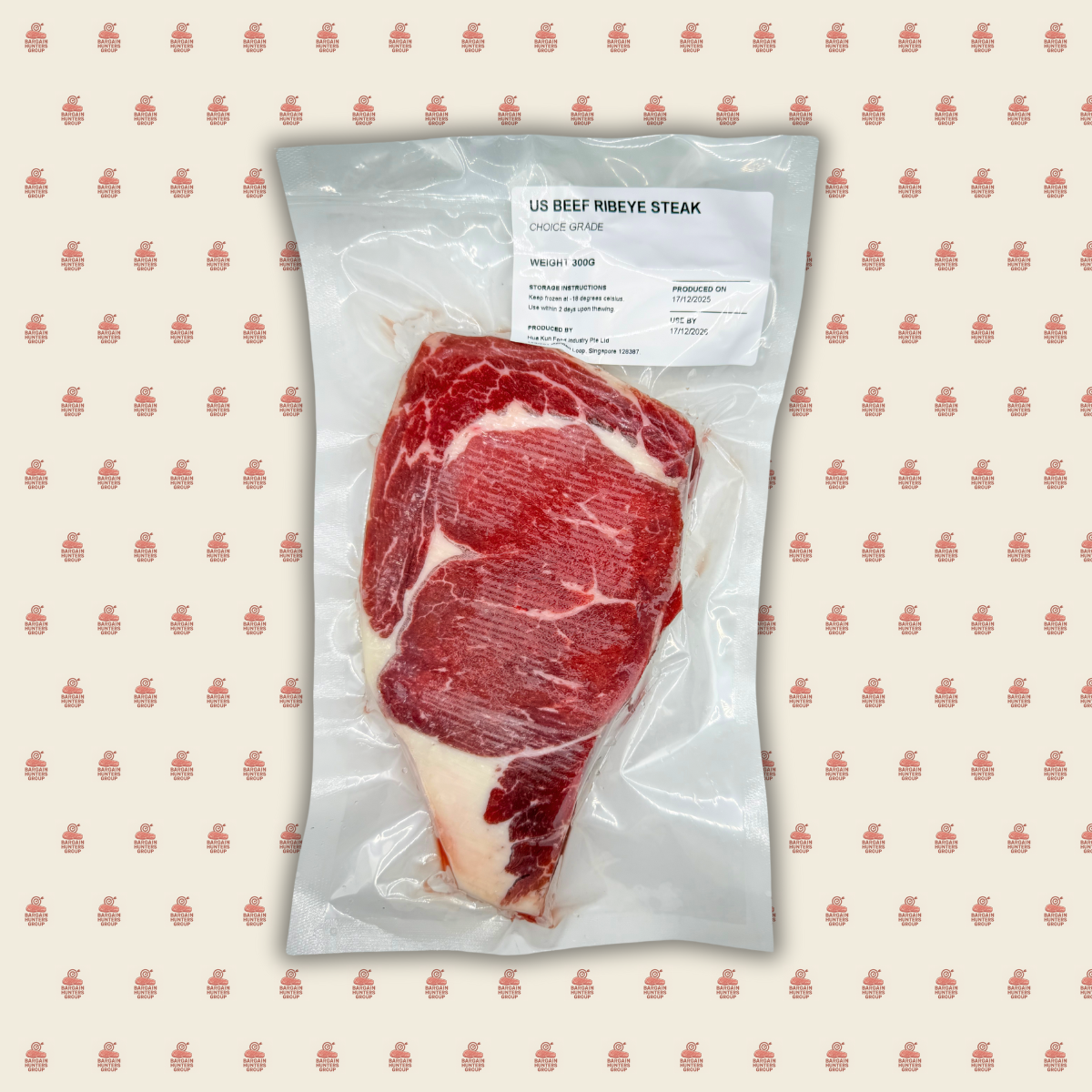 US Choice Ribeye Steak 300G